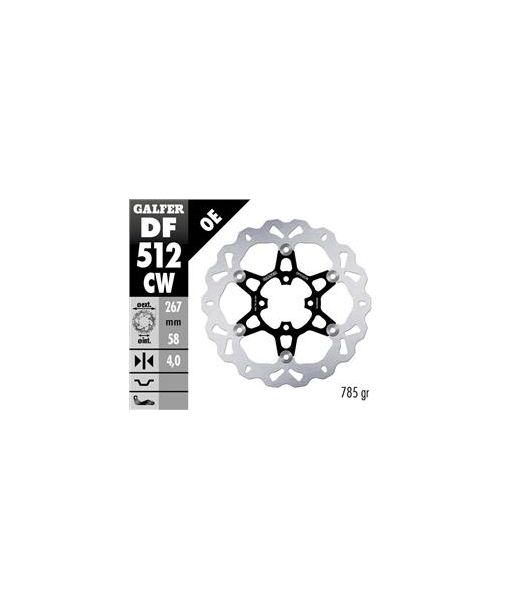 DISC WAVE FIXED OVERSIZE 300x4mm