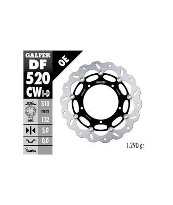 DISC WAVE FLOATING COMPLETE LEFT (C. ALU.) 310x5mm