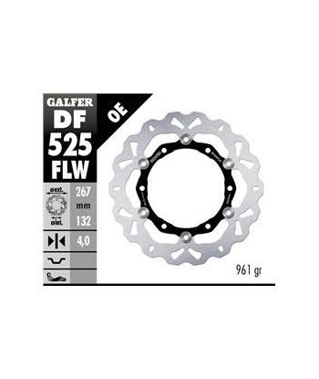 DISC WAVE FLOATING (C. STEEL) 267x4mm