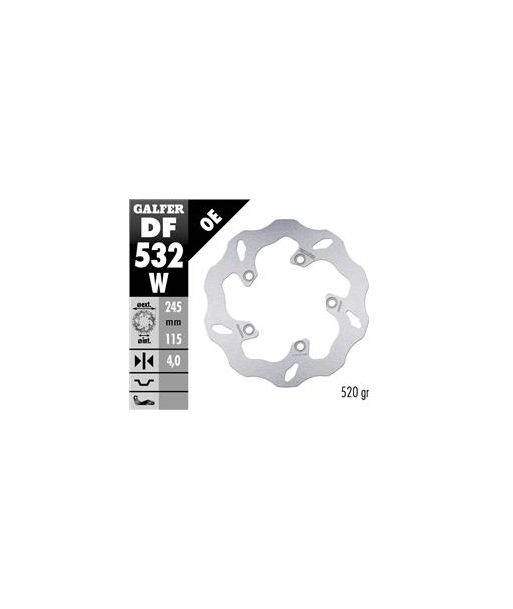 DISC WAVE FLOATING OVERSIZE(C. STEEL) 267x4mm