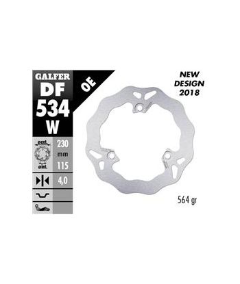 DISC WAVE FLOATING OVERSIZE(C. STEEL) 267x4mm