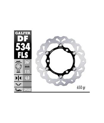 DISC WAVE FIXED 230x4mm