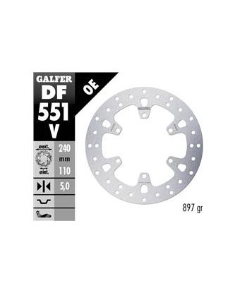 DISC ROUND FIXED 240X5MM