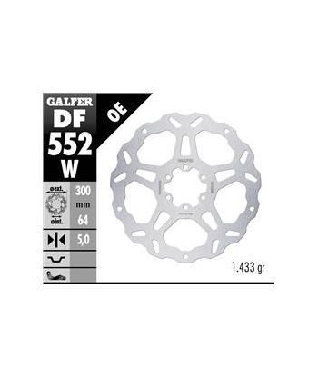 DISC WAVE FIXED 300x5mm