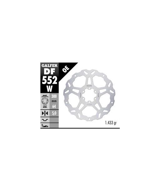 DISC WAVE FIXED 300x5mm