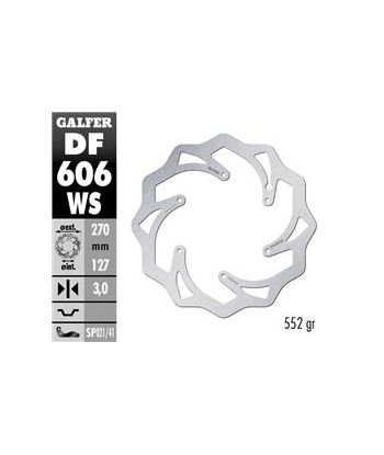DISC WAVE FLOATING (C. STEEL) 260x3,2mm