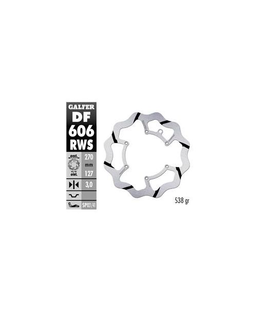 DISC WAVE FLOATING OVERSIZE GROOVED (C. STEEL) 270