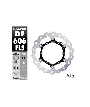 DISC WAVE FIXED GROOVED OVERSIZE 280x3mm