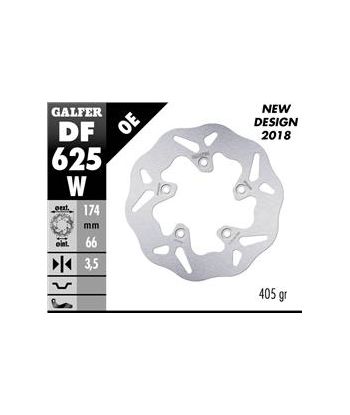 DISC WAVE FIXED 174x3mm