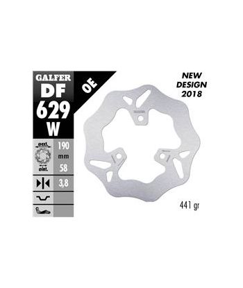 DISC WAVE FLOATING OVERSIZE(C. STEEL) 220x3mm