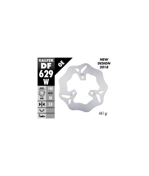 DISC WAVE FLOATING OVERSIZE(C. STEEL) 220x3mm