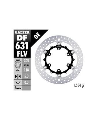 ROUND DISC FLOATING (C. STEEL) 305x5mm