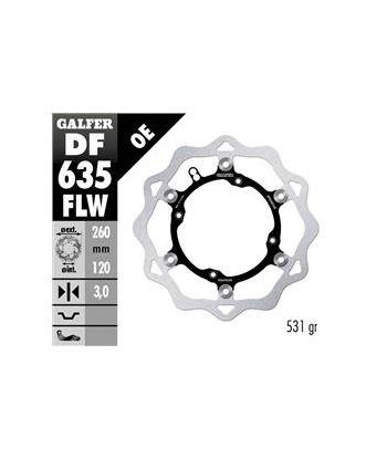 DISC WAVE FLOATING OVERSIZE(C. STEEL) 270x3mm