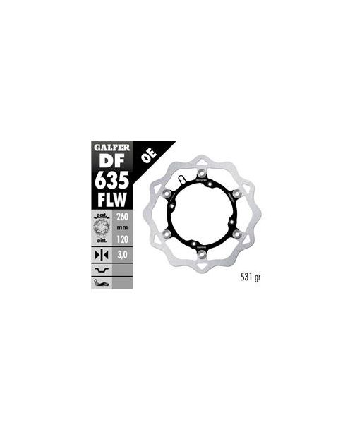 DISC WAVE FLOATING OVERSIZE(C. STEEL) 270x3mm