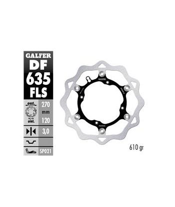 DISC WAVE FLOATING (C. STEEL) 260x3mm