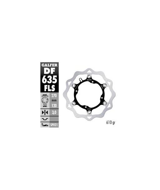 DISC WAVE FLOATING (C. STEEL) 260x3mm