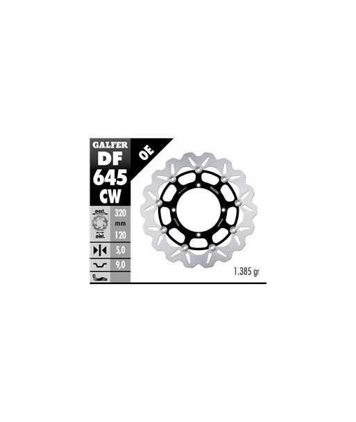 DISC WAVE FLOATING COMPLETE (C. ALU.) 320x5mm
