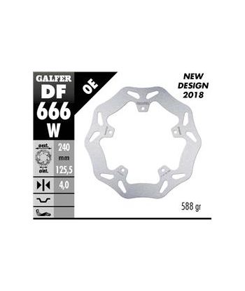 DISC WAVE FIXED 240x4mm