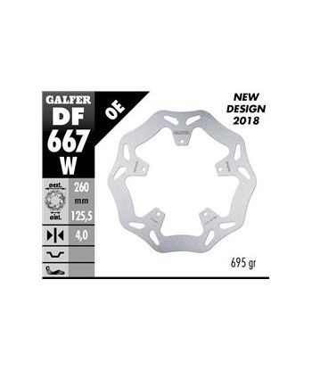 DISC WAVE FIXED 260x4mm