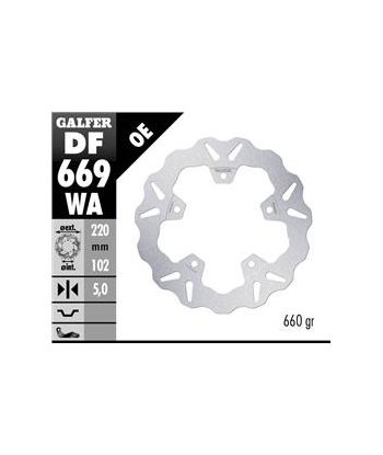 DISC WAVE FIXED 220x5mm