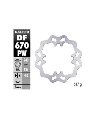 BRAKE TRACK DISC WAVE 240x4mm