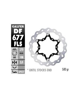 DISC WAVE FLOATING OVERSIZE GROOVED (C. STEEL) 270