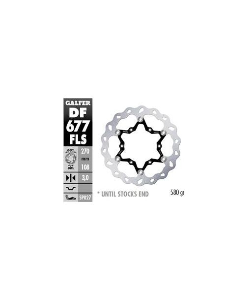 DISC WAVE FLOATING OVERSIZE GROOVED (C. STEEL) 270