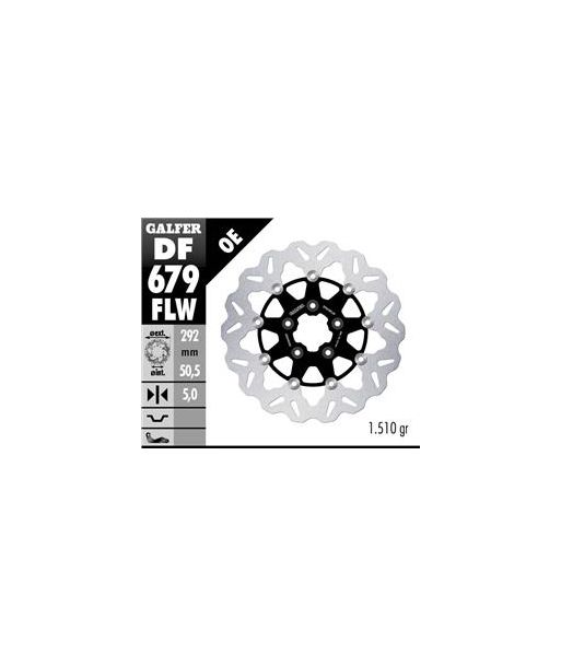 DISC WAVE FLOATING (C. STEEL) 292x5mm