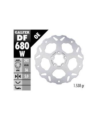 DISC WAVE FLOATING COMPLETE (C. ALU.) 292x5mm
