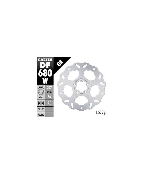 DISC WAVE FLOATING COMPLETE (C. ALU.) 292x5mm