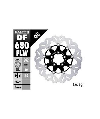 DISC CUBIQ FLOATING (C. STEEL) 292x5mm