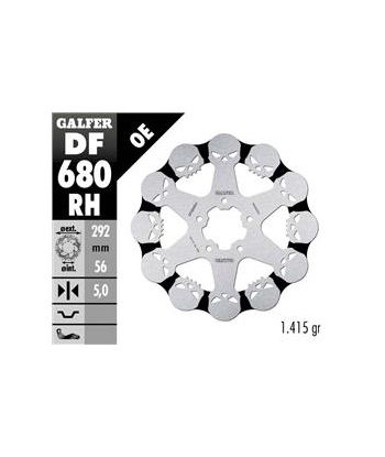 DISC WAVE FLOATING (C. STEEL) 292x5mm