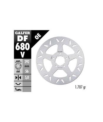 DISC CUBIQ FIXED 292x5mm