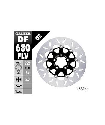 DISC WAVE SKULL DESIGN FIXED 292x5mm