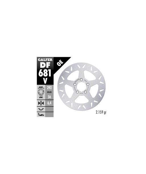 DISC WAVE SKULL DESIGN FIXED 292x6.4mm