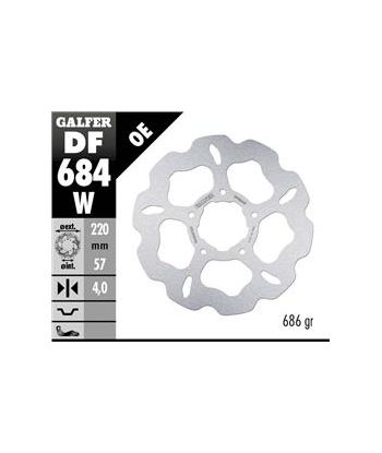 DISC WAVE FIXED 219,5x4mm