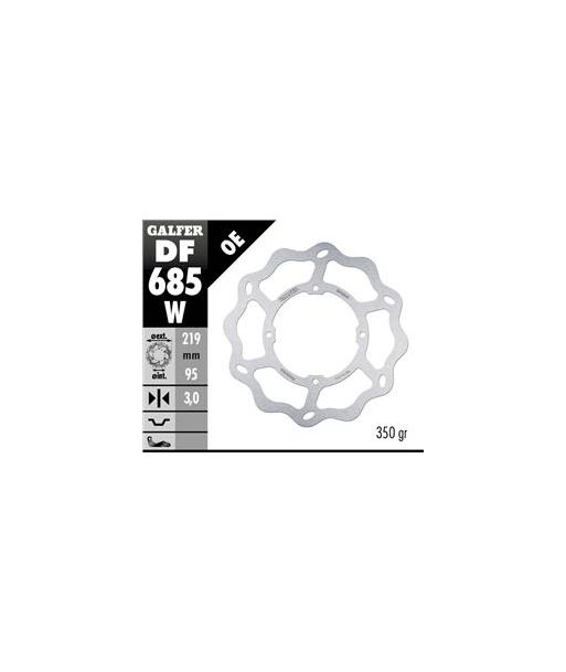 DISC WAVE FIXED 219x3mm