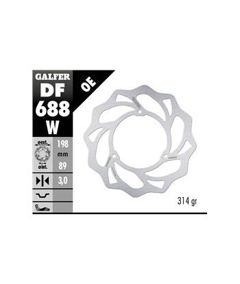 DISC WAVE FIXED 198x3mm