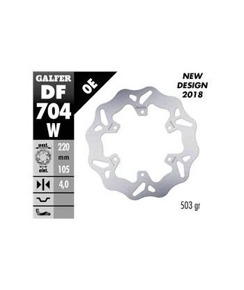 DISC WAVE FLOATING (C. STEEL) 220x4mm