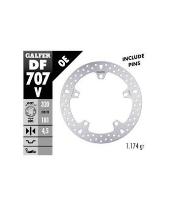 DISC WAVE FIXED 320x4.5mm