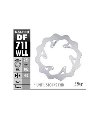 DISC WAVE FIXED SOLID 220x4mm