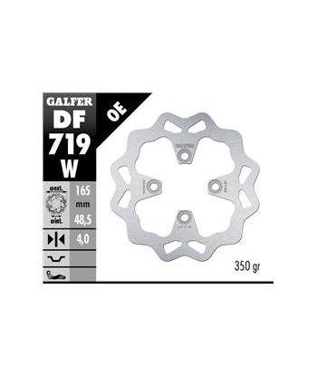 DISC WAVE FIXED 164,5x4mm
