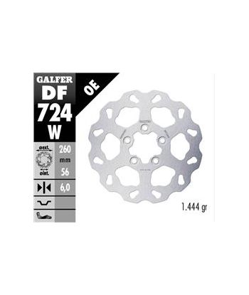 DISC WAVE FIXED 260x6mm