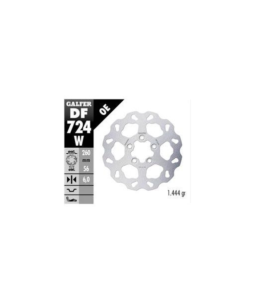 DISC WAVE FIXED 260x6mm