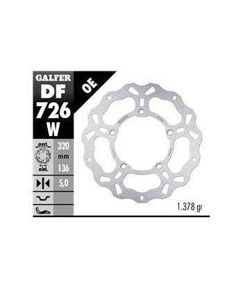 DISC WAVE FIXED 320x5mm
