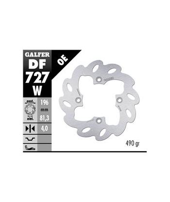 DISC WAVE FIXED 196x4mm