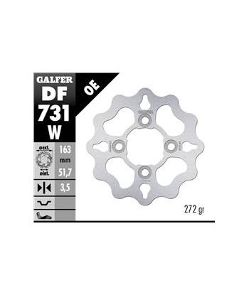 DISC WAVE FIXED 163x3,5mm