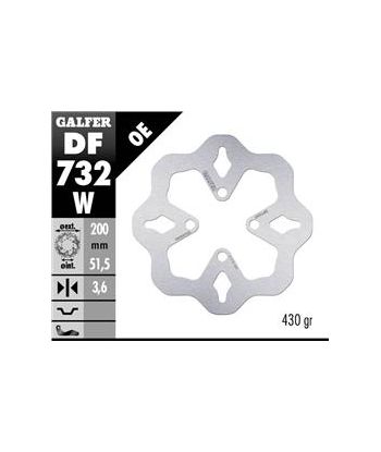 DISC WAVE FIXED 200x3,5mm