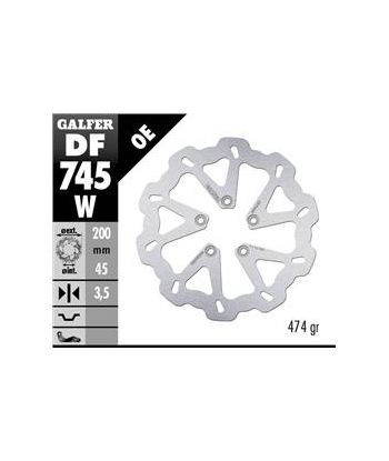 DISC WAVE FIXED 200x3,5mm