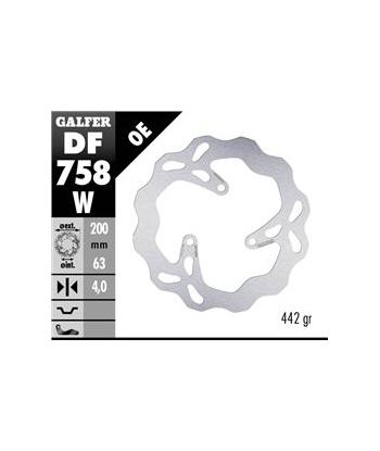 DISC WAVE FIXED 200x4mm